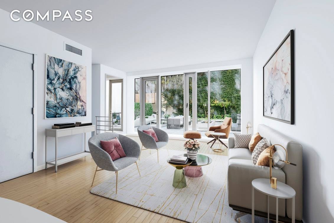 In the midst of Manhattan's bustle rests a sanctuary the sprawling duplex with private garden oasis.