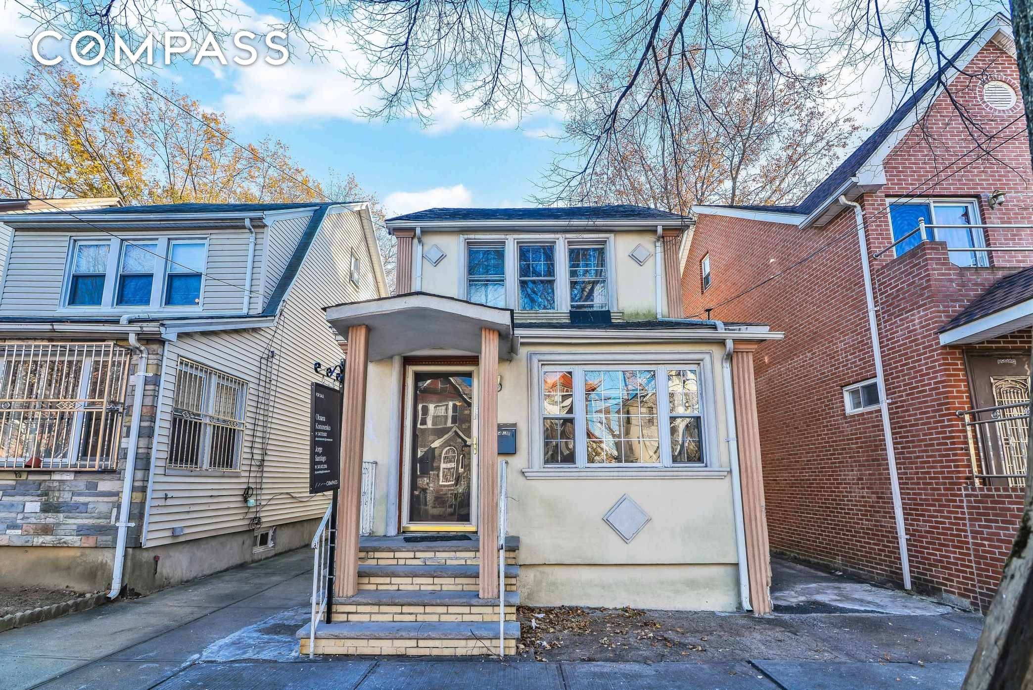 Great 2 family Home Used As a 1 family, Full Bsmt amp ; 1 Car Garage Fully Detached Close to major Highways amp ; Queens College Dont Miss Out Schedule ...