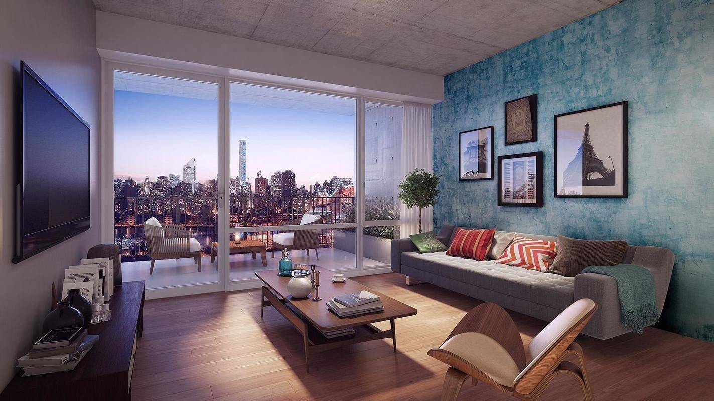 Stunning 1Bed/1Bath with Private Balcony Featuring Sweeping Views of the Manhattan Skyline. Will Not Last!