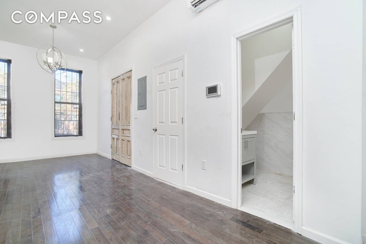 Brand NEW Gut Renovated BROWNSTONE 2 bed, 1 bath, With OUTDOOR space.