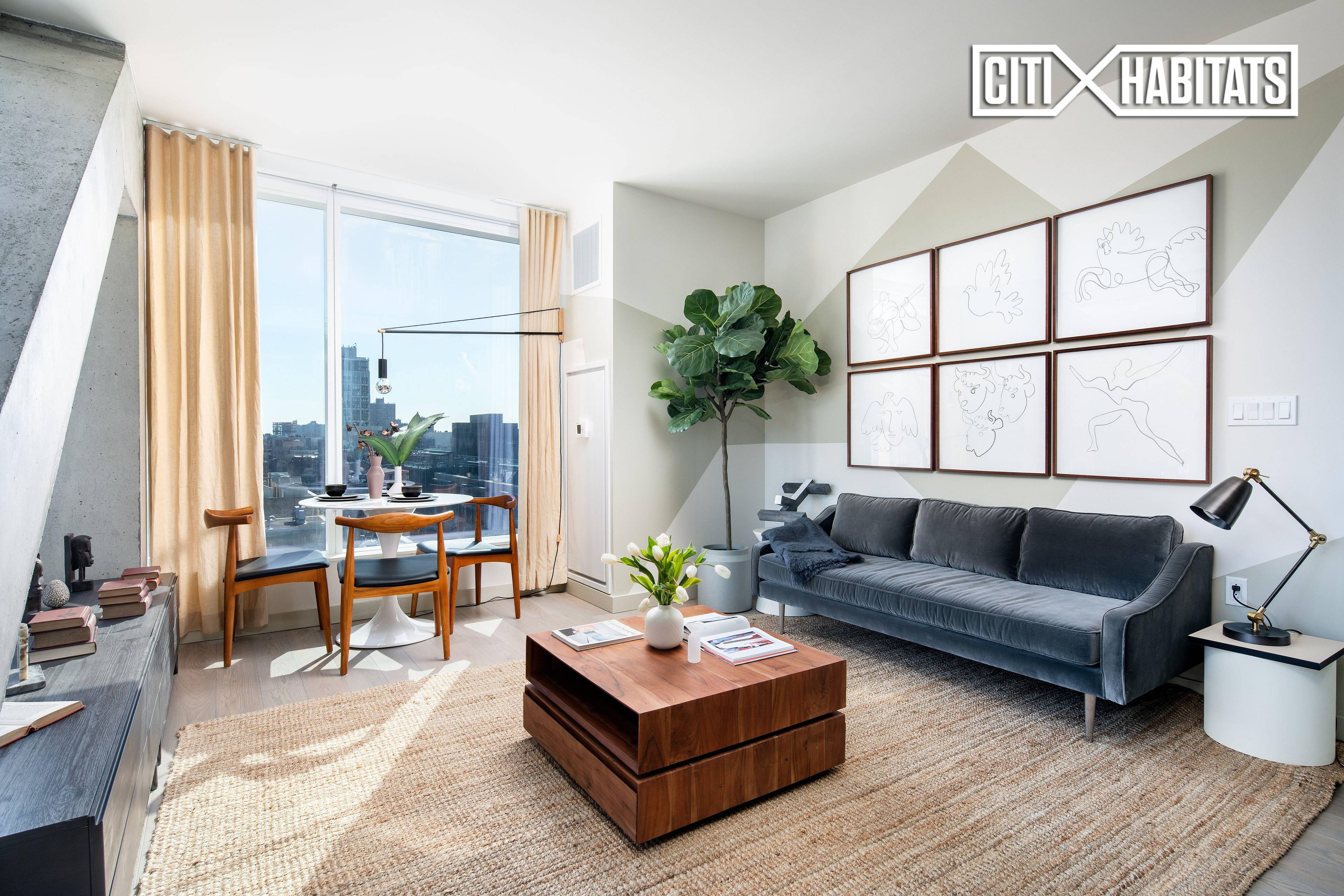 420 Kent Phase 2. Staycation RefinedOne Bedroom Home OfficeThe best architecture, with the best views, in the best neighborhood.