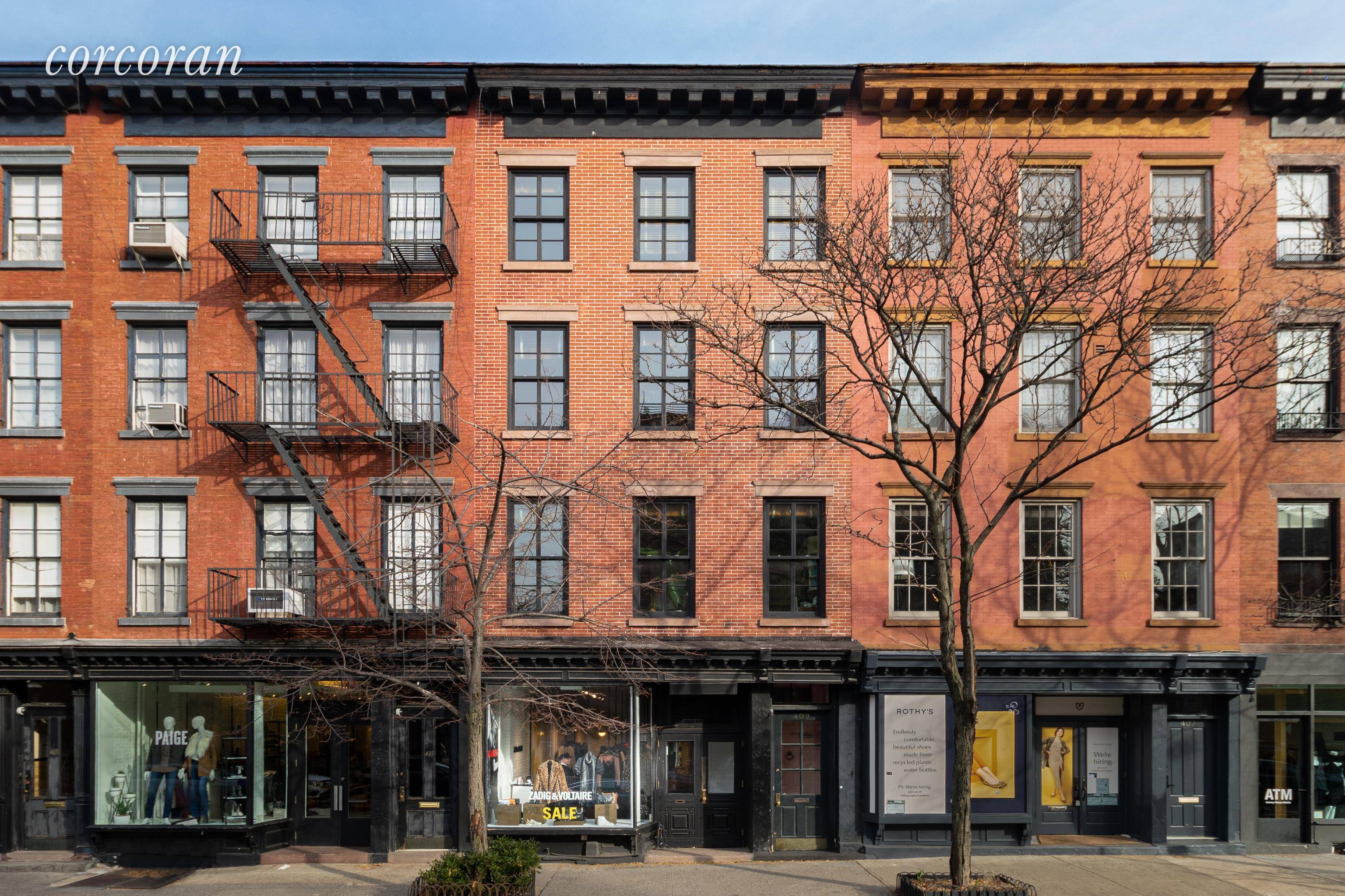 Prime Bleecker Street Single Family Townhouse with Old World Charm and Retail Income.
