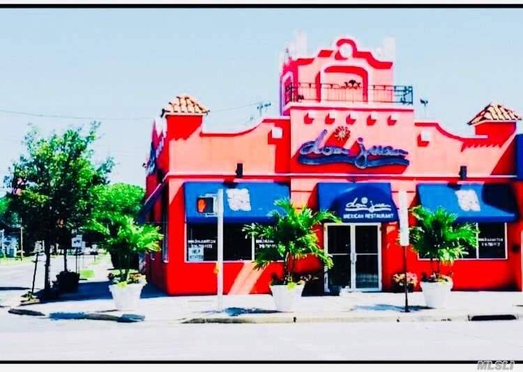 Prime Location, currently a restaurant of 40 years Don Juan, interior set up 104 seating with a bar and 14 stools, central air, gas Kitchen cooking, tenant can change interior ...