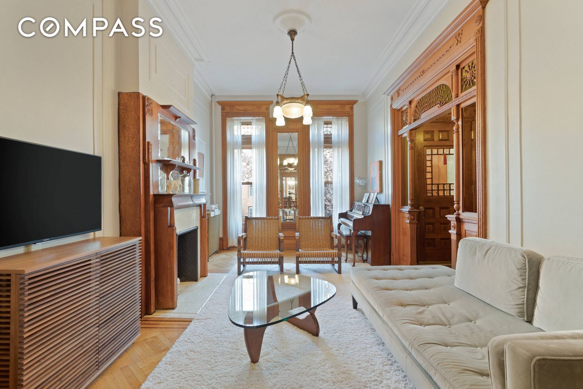 Magnificent owner s duplex in prime tree lined Park Slope, just a few blocks from Prospect Park !