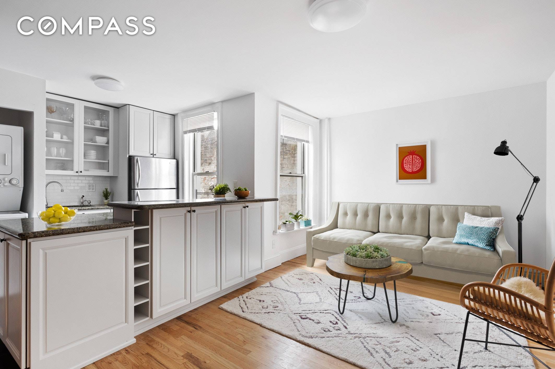 Conveniently located on a serene, tree lined street one block from Prospect Park.