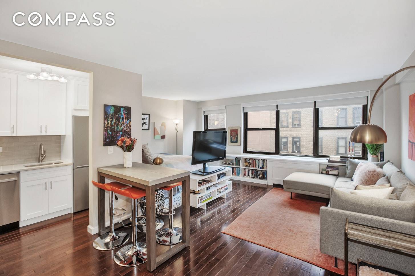 BACK ON THE MARKET ! Spacious and sunny oversized alcove studio in the heart of Kips Bay for under 500, 000.