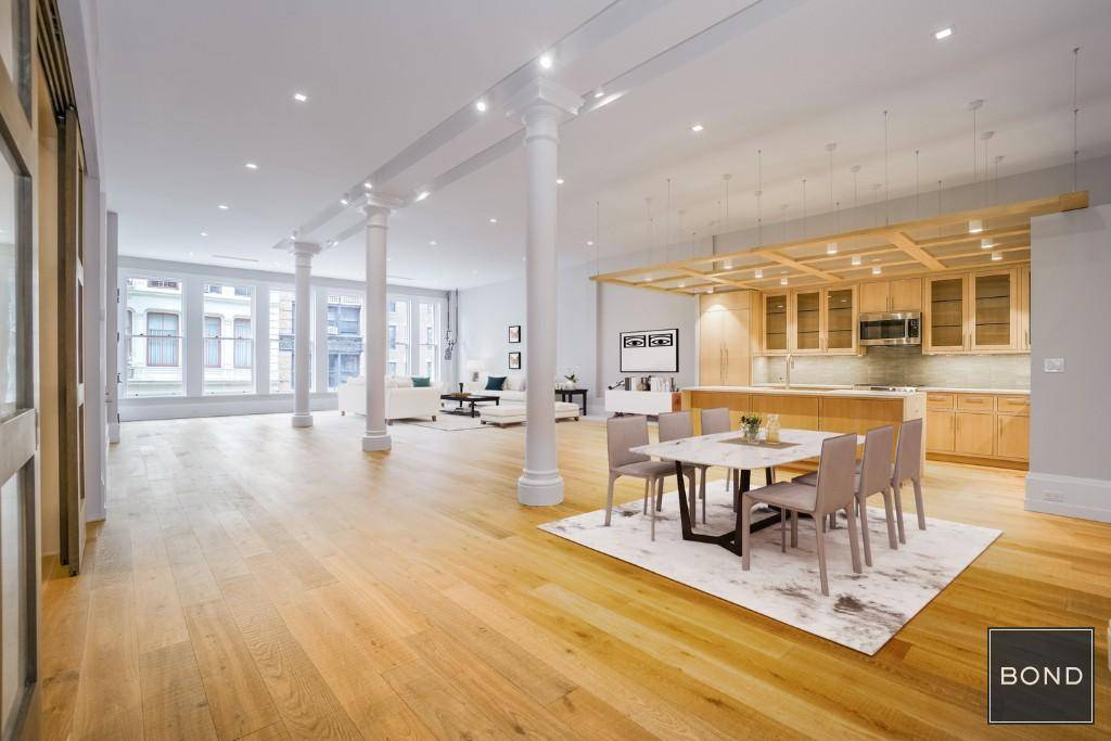 Classic Soho, Broome Street off West Broadway BRAND NEW, FULLY RENOVATED, fully updated, restored, retouched, remarkable 3 bedroom, 2 bathroom sprawling loft.