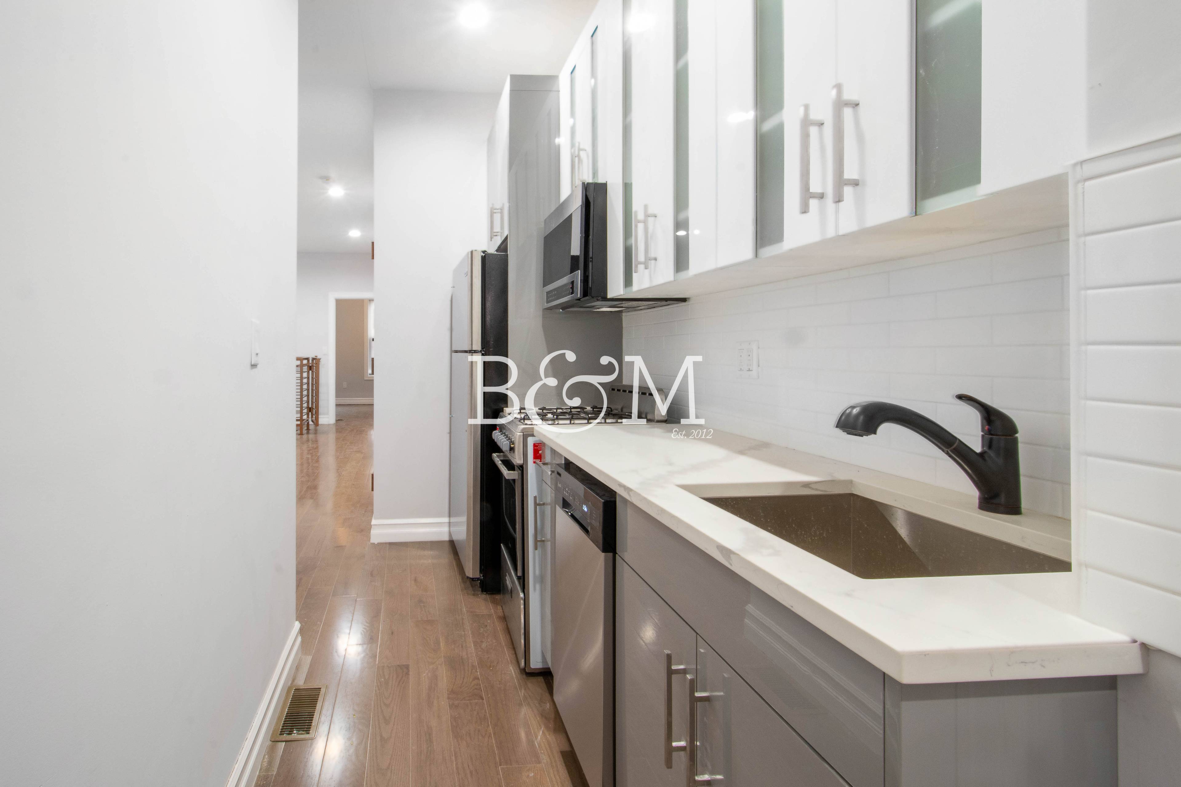 NO FEE ! ! ! Newly renovated 4 bedroom, 2 full bathrooms and 1 half bathroom apartment located near the M train at Fresh Pond Road Station is ready for ...