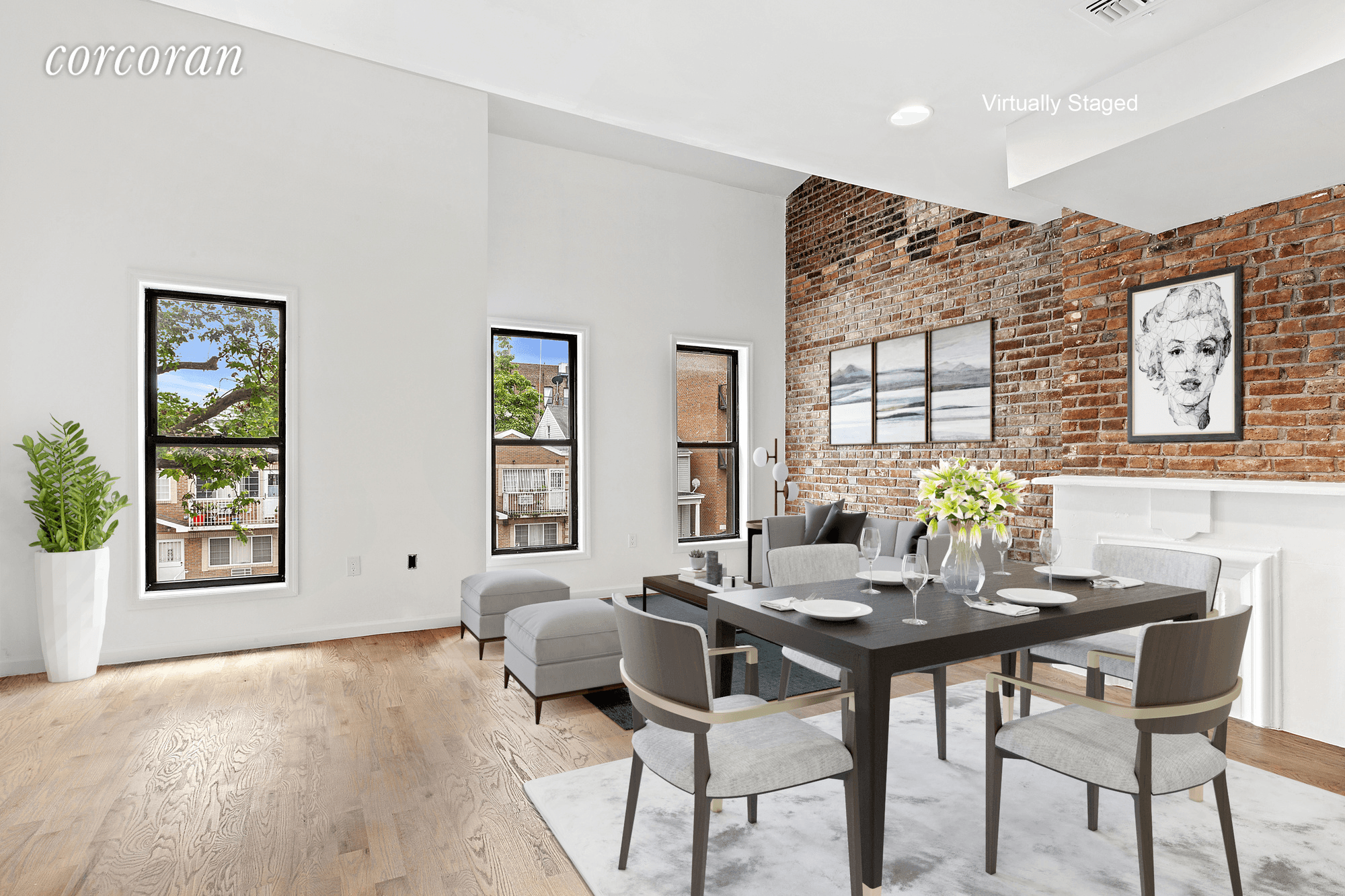 Welcome to 257 Kosciuszko Street an impeccably renovated 4 bedroom duplex brownstone apartment in the heart of Bedford Stuyvesant.