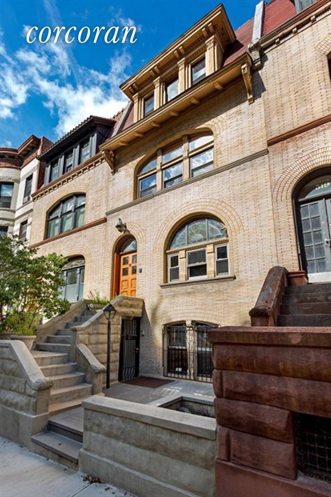 Once in a lifetime, storybook rich, 2800 square foot five 5 bedroom, 3 bath TRIPLEX in Victorian brick stone townhouse at premium Slope address 2 blocks to Prospect Park, shopping, ...