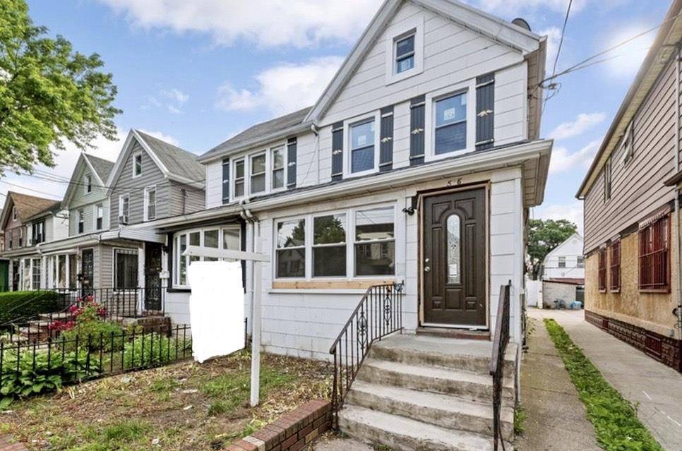 A gut renovated 2 story house nestled on a quiet, tree lined street in East Flatbush, this beautiful 3 bedroom, 2.