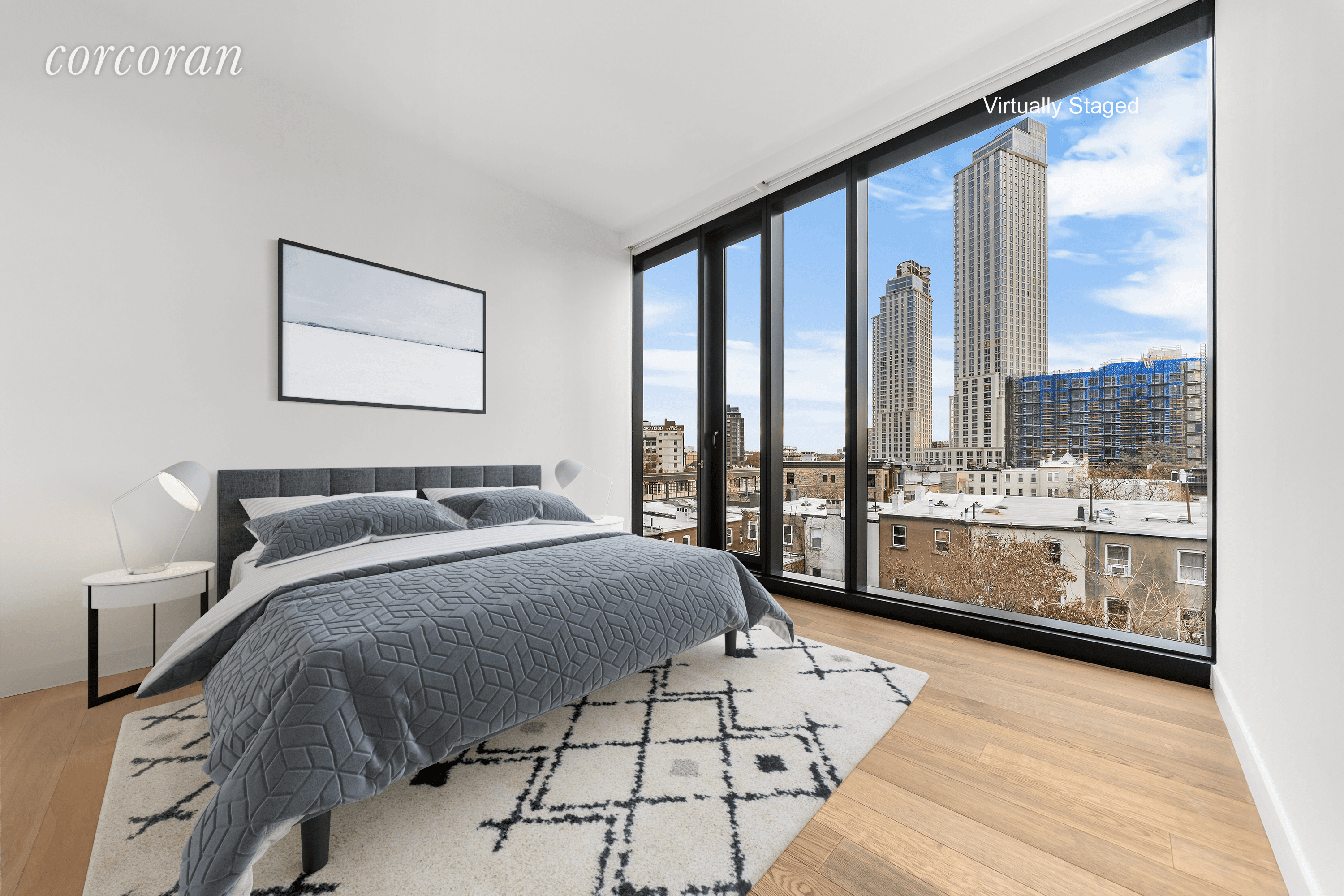 Be the first to live in this beautiful two bedroom at CORTE, the brand new full service building in Long Island City.