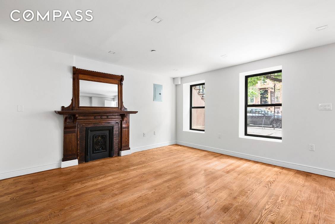 Residence 1 of 437 Putnam Ave is a garden level, large 2 bedrooms, 2.
