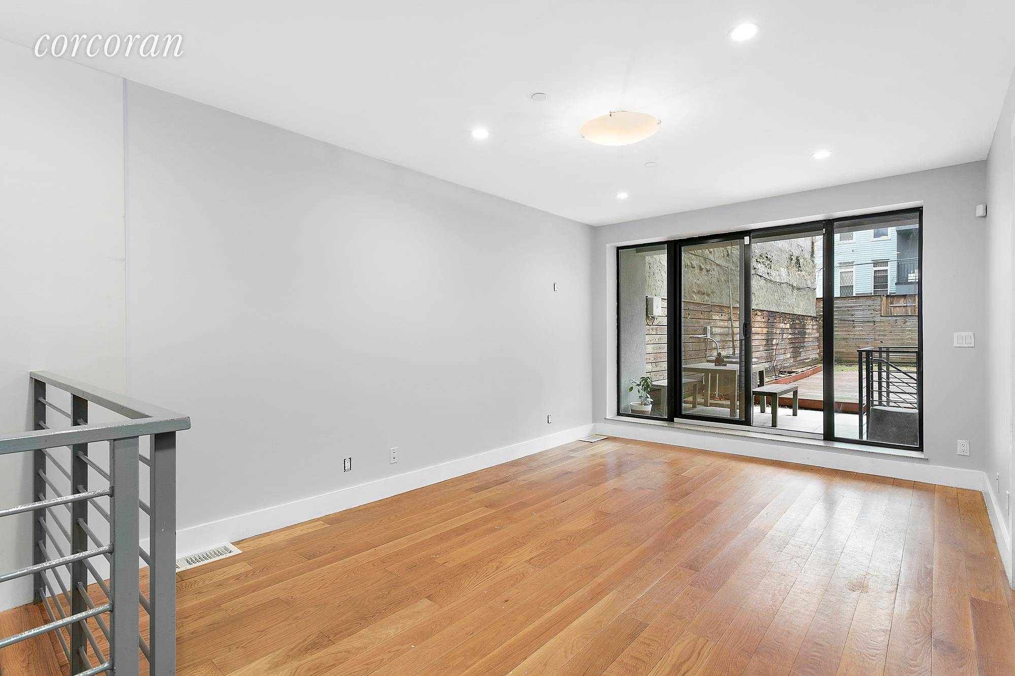 NEW TO THE MARKET ! ! Unit 1A is an amazing duplex apartment in a 8 unit condominium located on the border of Clinton Hill and Bedford Stuyvesant !