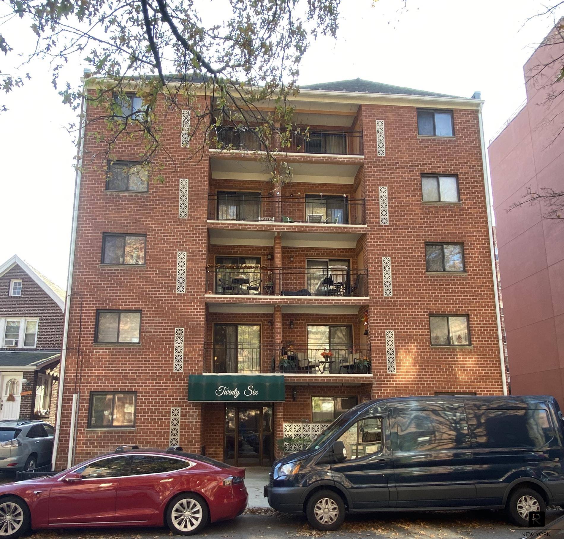 Two bedroom co op located on a charming one block through street in Bay Ridge just half a block from Shore Road's magnificent water front park.