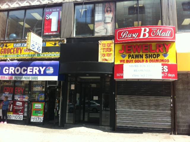 Prime Retail  Location in Busy West Harlem Area