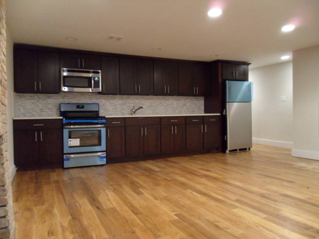 HUGE, GORGEOUS brand new gut renovated 2 bed/2 bath garden apartment, 1100 sq ft