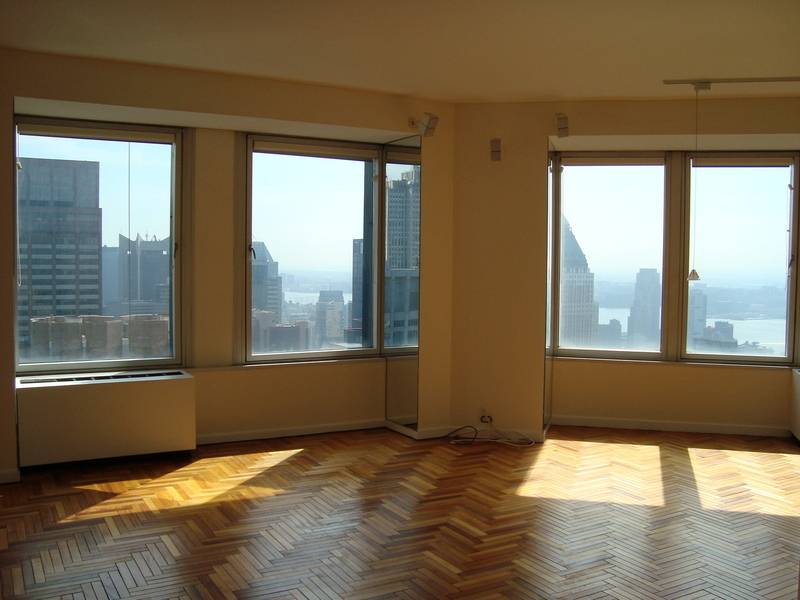 Luxury Midtown Living | Midtown West | 1 Bedroom 1.5 Bath | Rental | 60th Floor Panoramic Views | Corner Unit