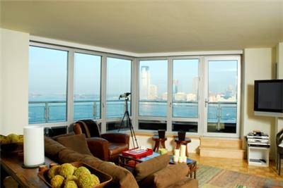 Corner 3 Bed/3 Bath ~ Stunning Panoramic Water Views ~ Green Building ~ North Battery Park City