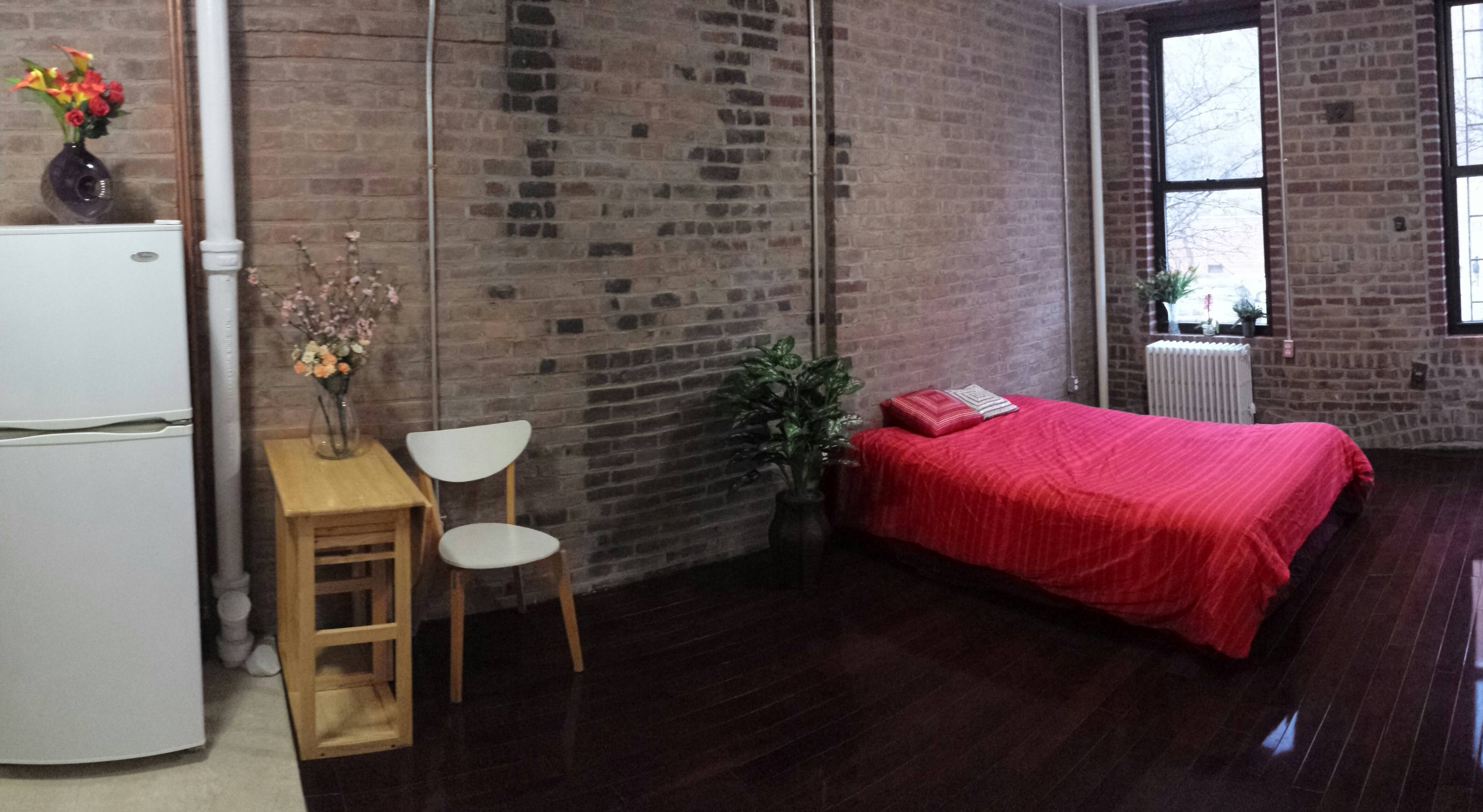 Brand New Beautiful Bright Studio with Exposed Brick in the East Village