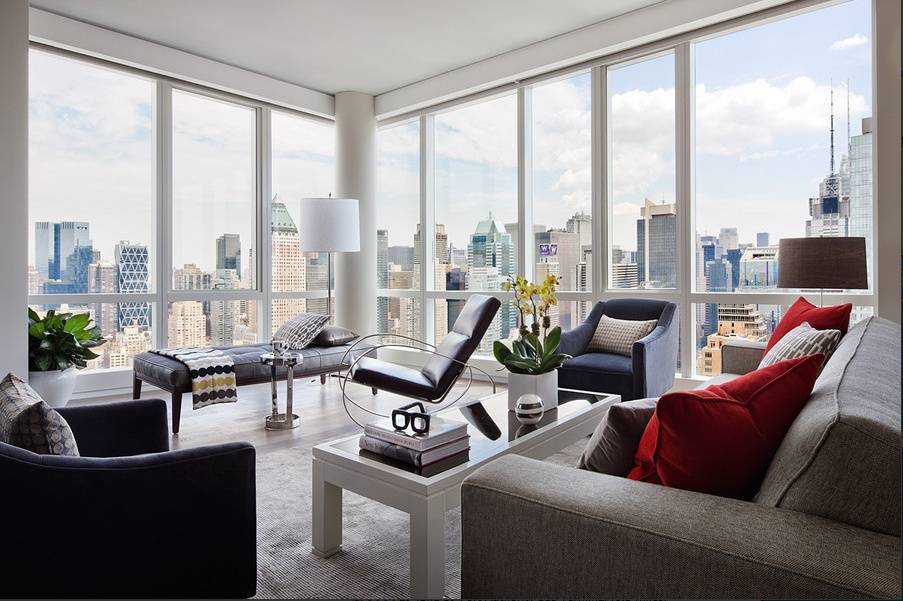 ::: Midtown West ::: NO FEE:::Stunning 52ND Fl Panoramic VIEW:::  Five star hotel quality Residence::: 