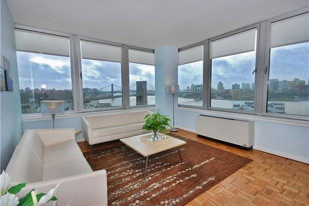 Massive 2 Bed/2 Bath Overlooking the Seaport. No Fee.