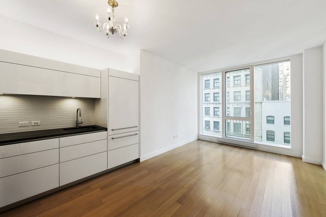Stunning 1 bedroom in modern luxury condo building in Greenwich Village. Steps to Union Square and Washington Square Park. 