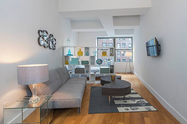 BEAUTIFULLY FURNISHED Alcove Studio with Garden views from this Financial District CONDO