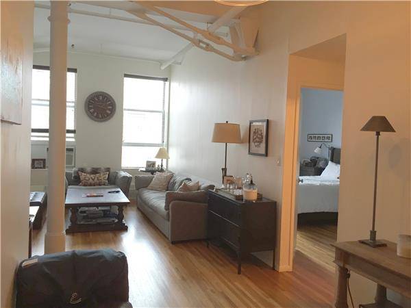 - - GREENWICH VILLAGE - - DRAMATIC, SUNFLOODED LOFT 1 BEDROOM W/ HOME OFFICE_ELEVATOR BUILDING