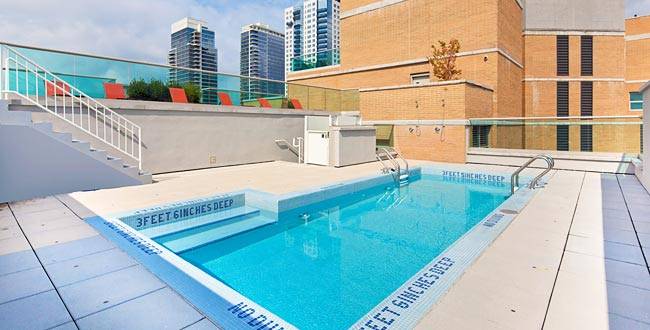 Newly Built 2 Bed w/ Private Balcony, Manhattan Views, & Pool; Premier Waterfront Location