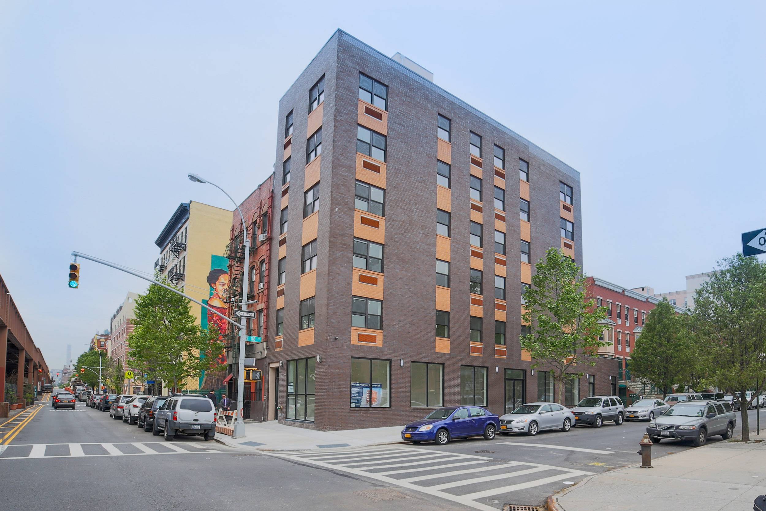 Harlem: Corner New Development Ground Floor Retail Space For Lease on Park Ave