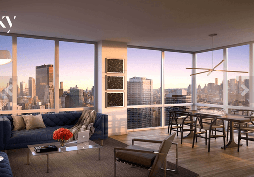 LIGHTS CAMERA ACTION !! ** Exquisite 2B/2b West 42nd Street ~ EXQUISITE Skyline VIEWS ~ Brand New ~ Classy ~ Live like a ROCK STAR  ** No Fee plue 1 Month Free!!
