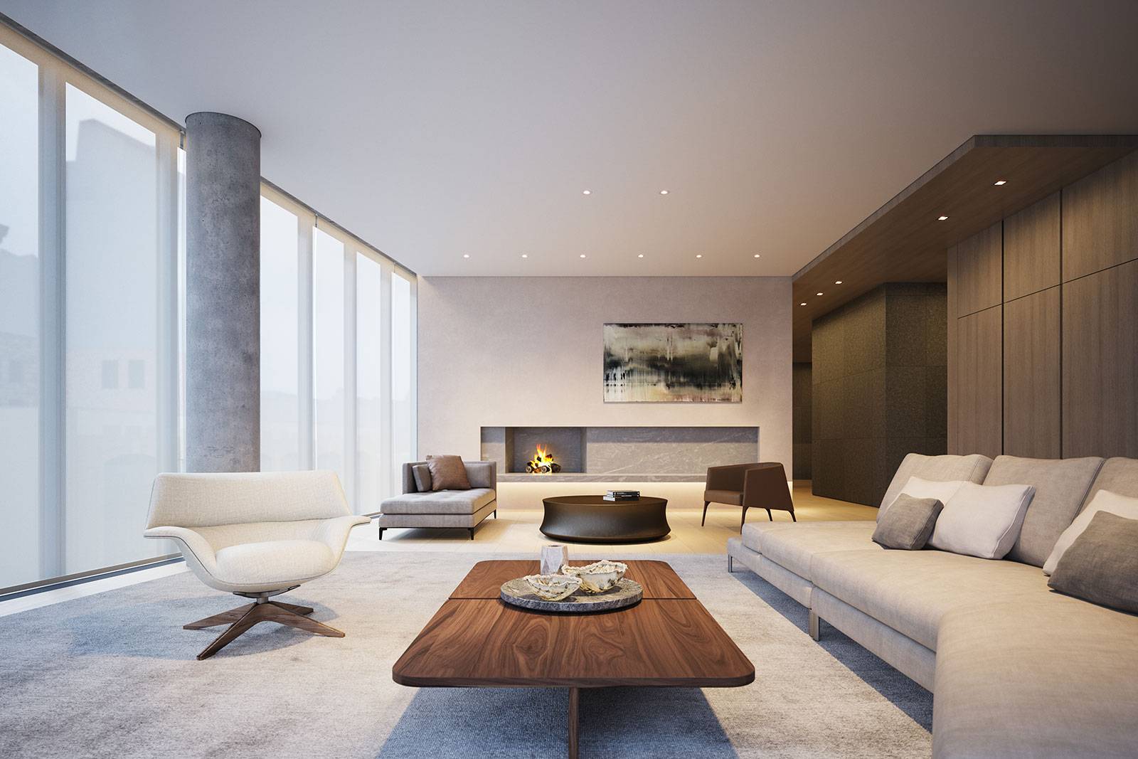 Concrete Condominium. Ultra-Luxury Four Bedroom Residence in Soho