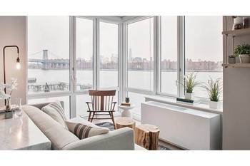 NO FEE, WATERFRONT LUXURY 1BR, SKYLINE VIEWS, W/D, FITNESS CENTER, ROOF DECK, MEDIA ROOM, CLOSE TO TRAINS AND FERRY