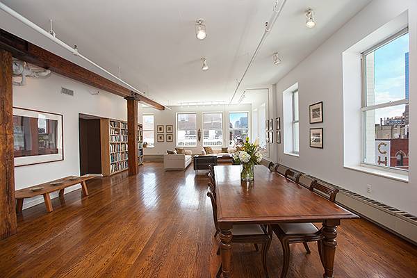 GORGEOUS SUN-FILLED SOHO FULL FLOOR LOFT WITH OPEN CITY VIEW OF FREEDOM TOWER AND EMPIRE STATE BUILDING