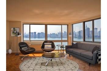 NO INCOME VERIFICATION, AMAZING WATERFRONT 2BR/2BA w/ AMAZING NYC SKYLINE AND WATER VIEWS, W/D, POOL, RESIDENTS LOUNGE, FITNESS CENTER, ROOF DECK, 24hr DOORMAN, ONSITE CLEANERS & PARKING GARAGE, FAST APPROVAL  