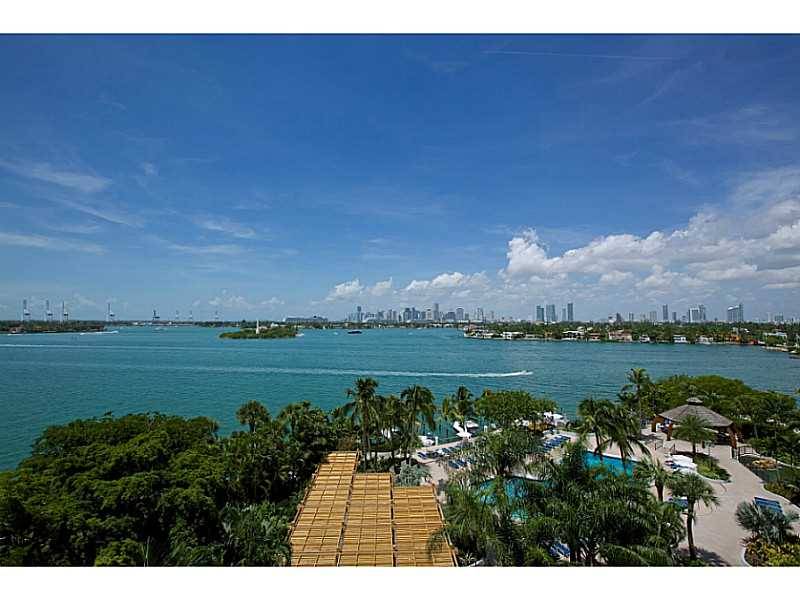 Incredible direct bay & downtown views from this large