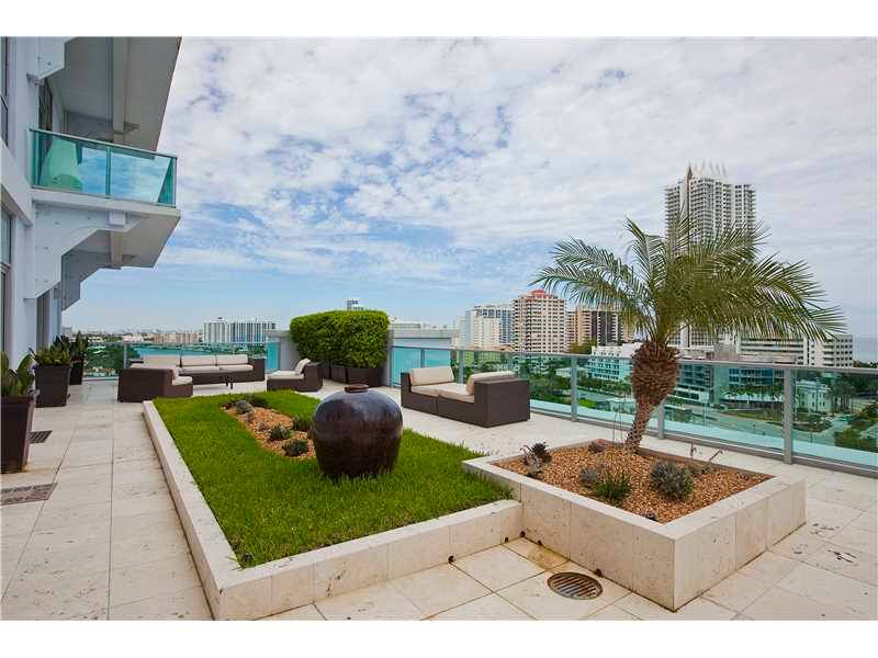 Contemporary Villa in the Sky at Aqua - CHATHAM AT AQUA 2 BR Condo Miami Beach Miami