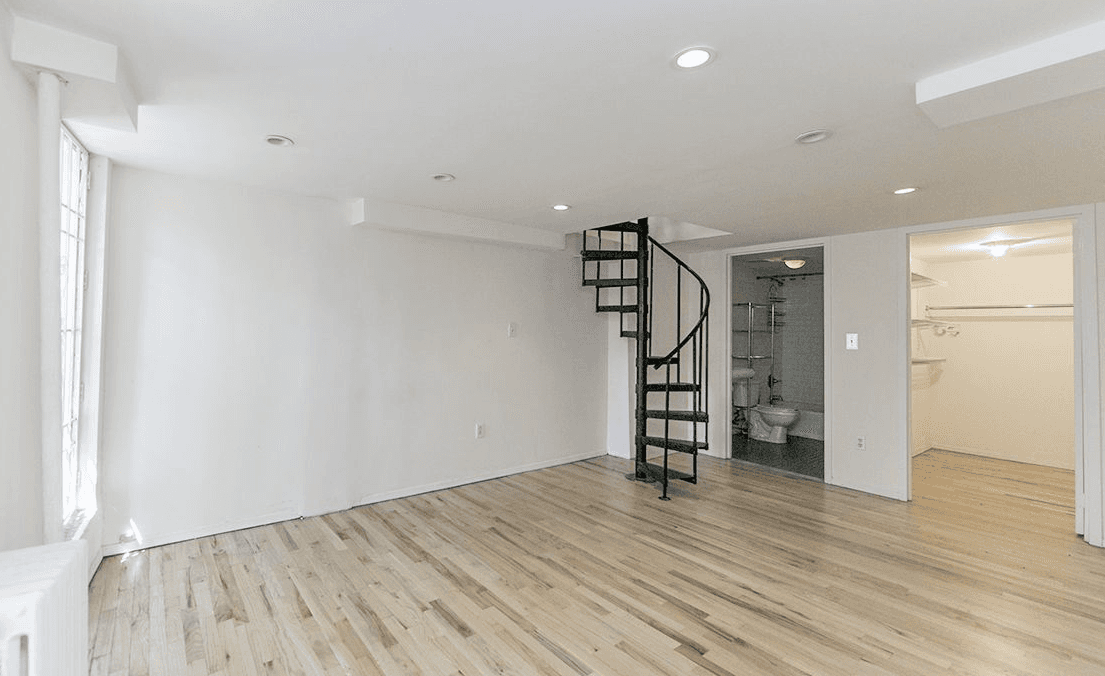 No fee- Gut Renovated Large 1 Bedroom Duplex w/ Walk in Closet and Private Patio- Call 212-729-4181