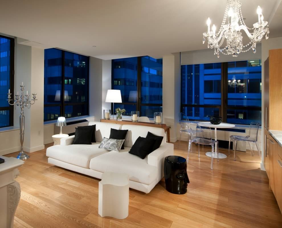 Gorgeous Finishes in a Large Financial District Studio