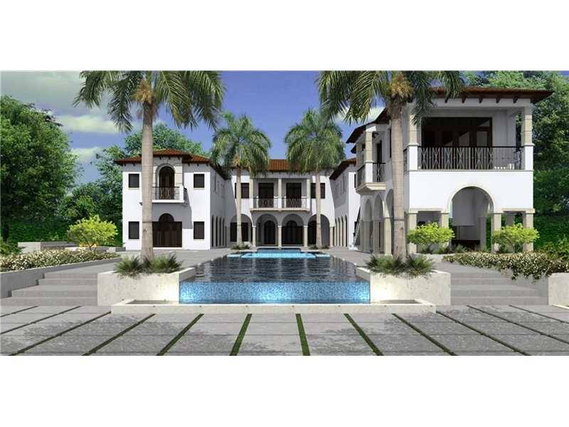 Newly-expanded & renovated 12000sf (per builder) estate on private Indian Creek Island