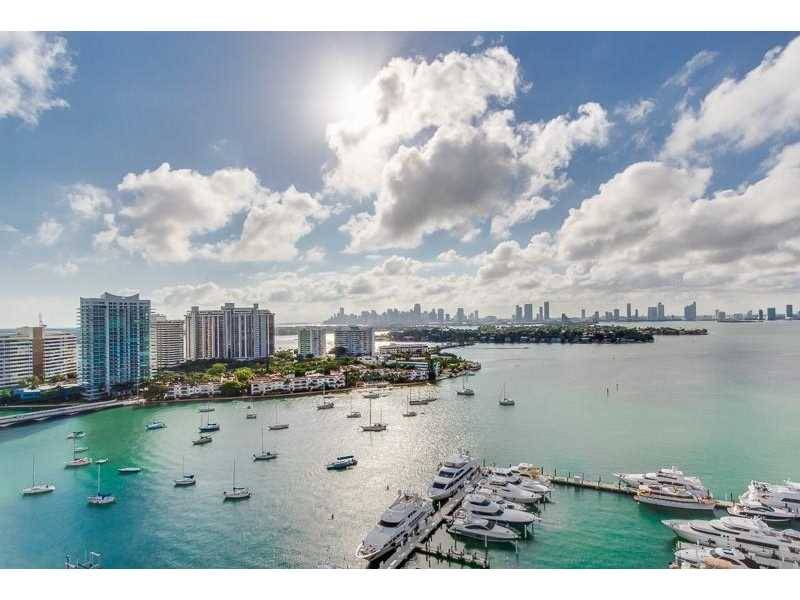 Miami Beach Perfection - high flr w/ endless bay - Sunset Harbour 2 BR Condo Miami Beach Miami
