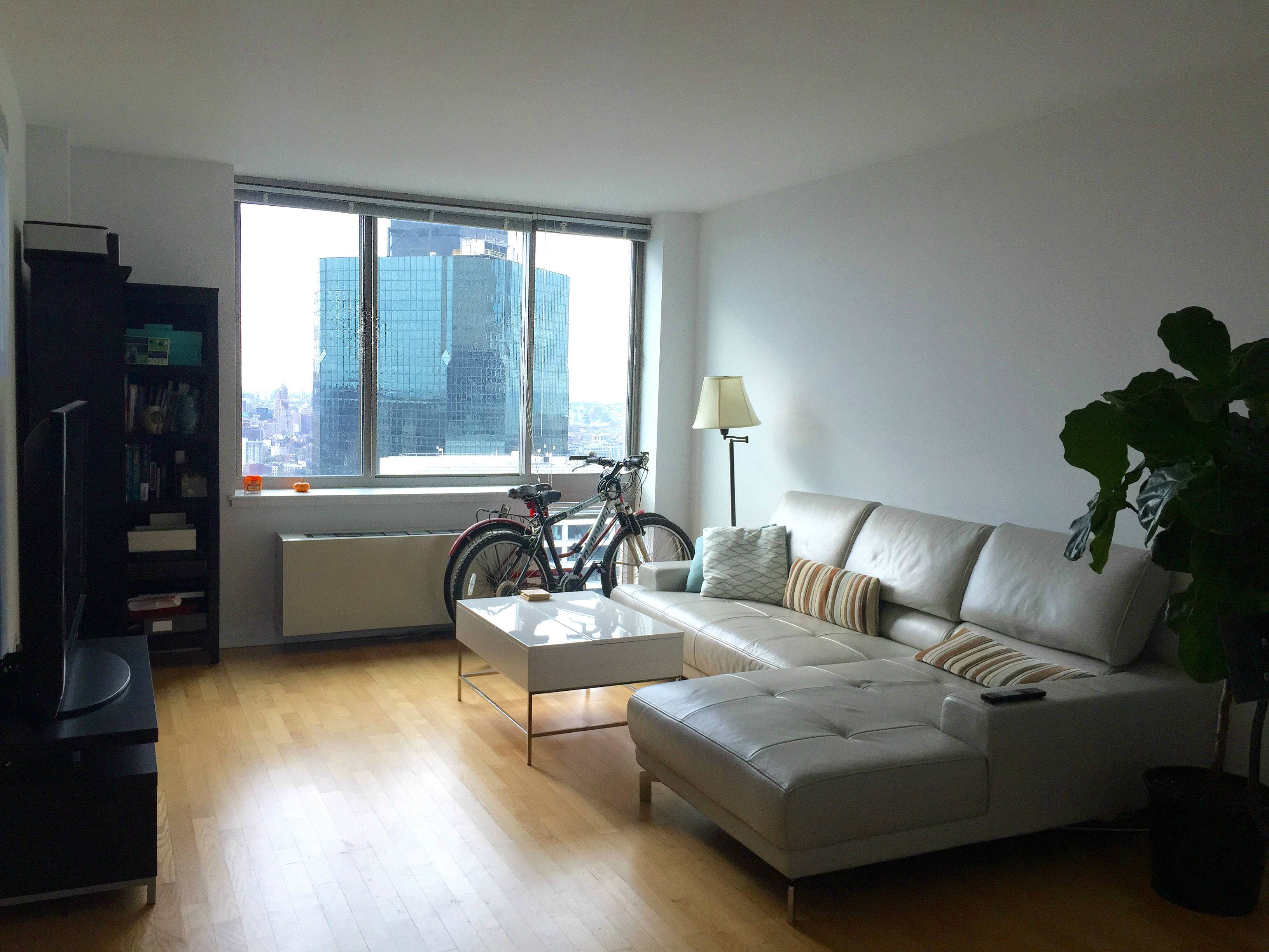 Financial District Luxury high-rise 1BD - 50th Floor Views of the East River & Brooklyn Bridge, Swimming Pool & other luxury amenities. 