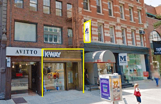 Prime SoHo Retail Space For Rent!  14' Of Frontage / 12' High Ceiling