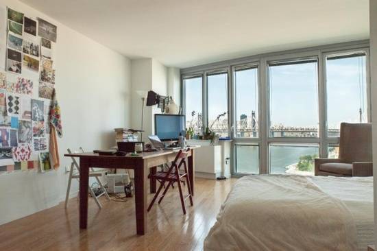 Amazing Long Island City Studio Apartment with 1 Bath featuring a Rooftop Deck and Tennis Courts