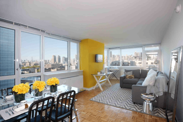 Prime Long Island City 2 Bedroom Apartment with 2 Baths featuring a Rooftop Deck and Fitness Center