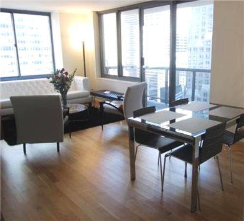 South facing one bedroom with balcony.   Walk in Closet. Pool. Midtown West. *NO BROKER FEE