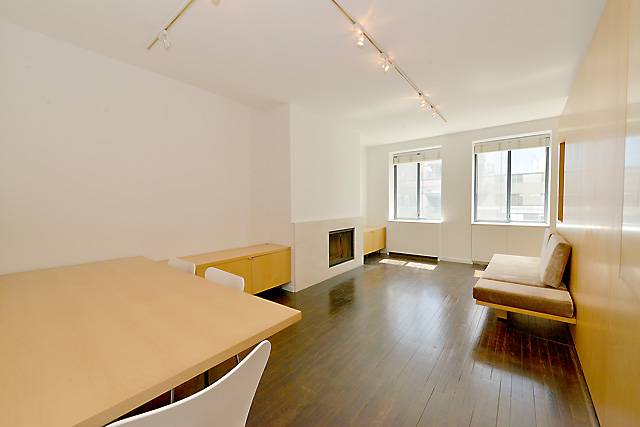 Modern, Furnished 1BR with Hideaway, Large Home Office in Doorman, Elev Co-op on Perry St Waterfront