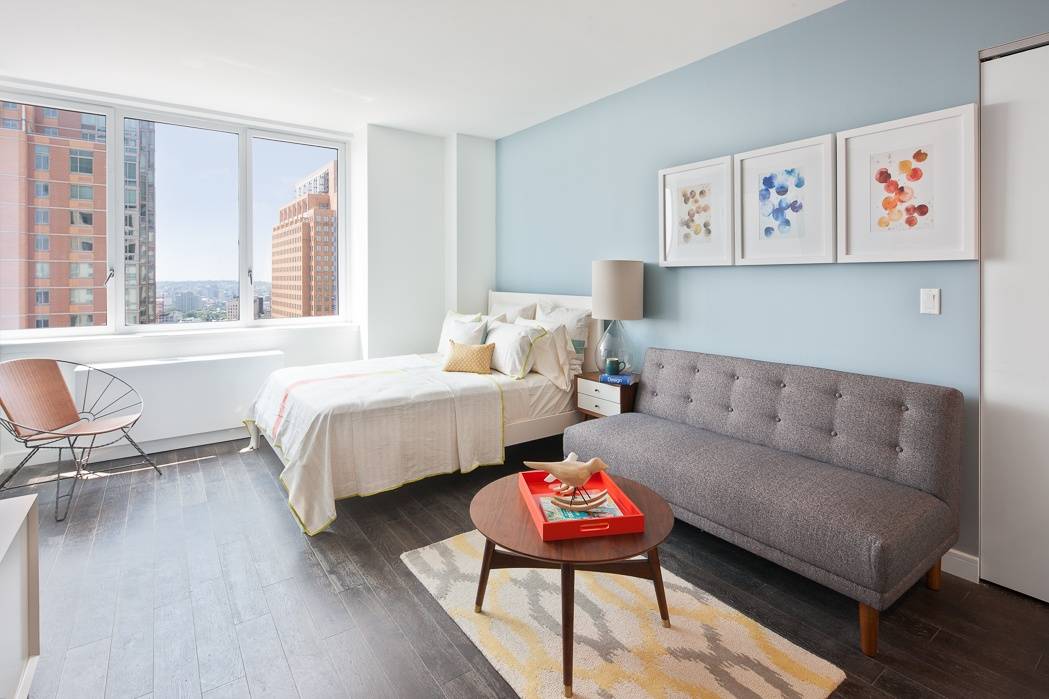 Breathtaking Downtown Brooklyn Studio - Sun Flooded, Condo Finishes, Open Kitchen, rooftop outdoor swimming pool