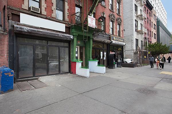 Prime East 14th street Retail Space for Rent / Food Use OK / High Ceilings & Glass Frontage